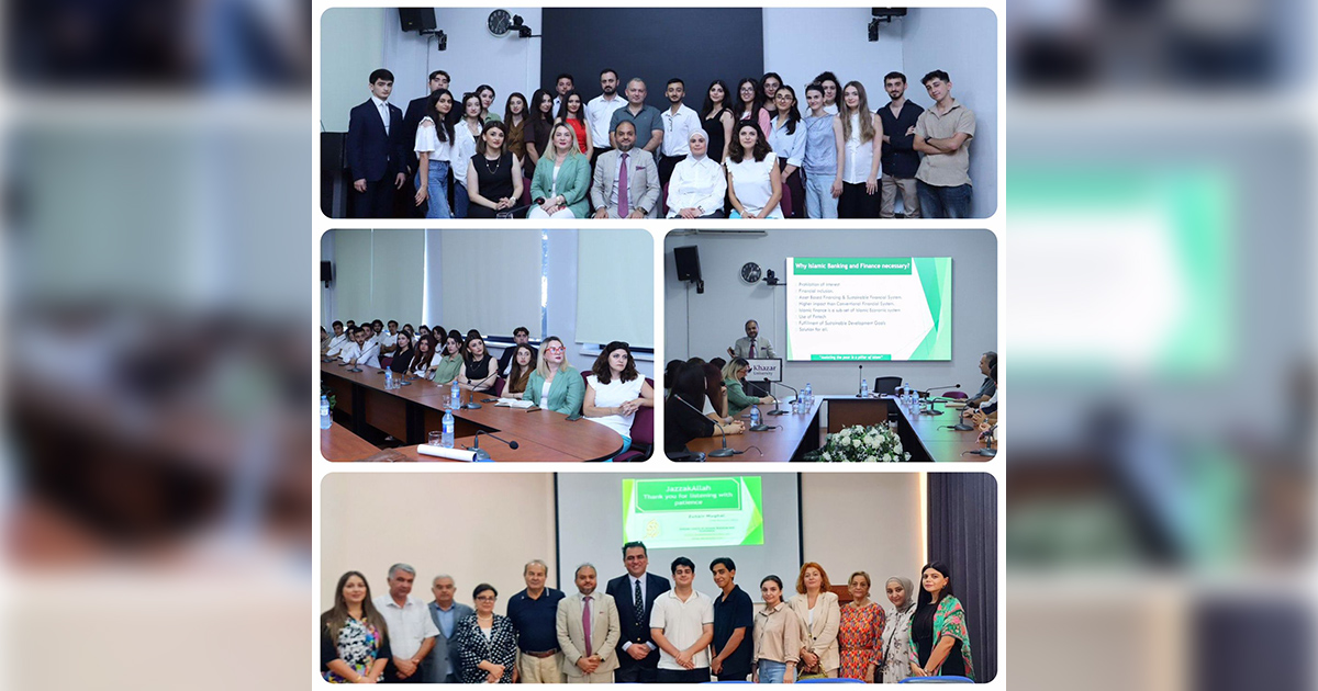 CEO of AlHuda CIBE UAE Delivers Lectures on Islamic Finance in Azerbaijan